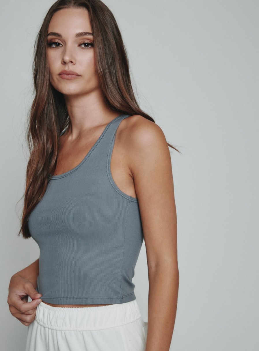 Women 7 Diamonds Tank | Core Ribbed Crop Tank