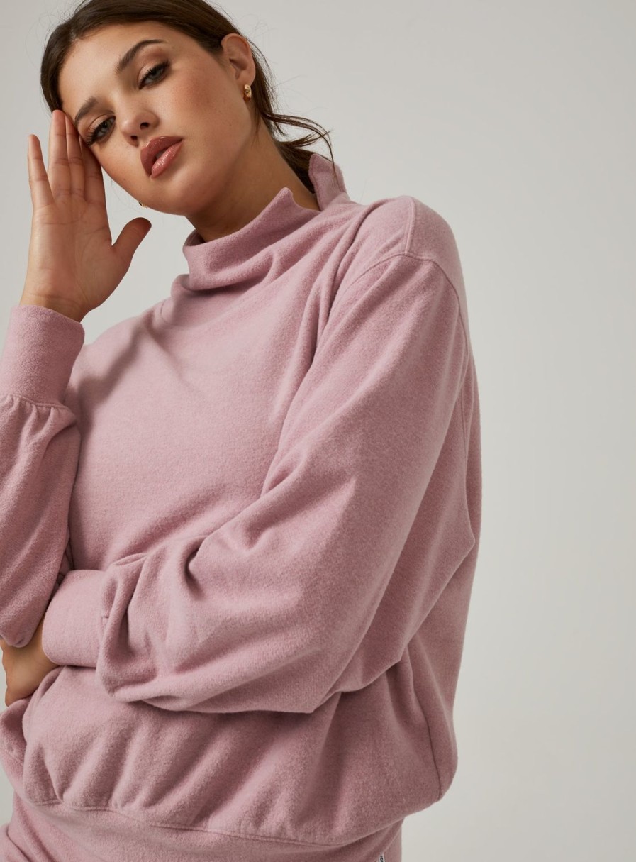 Women 7 Diamonds Pullovers | Generation Soft Mockneck Pullover