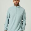 Men 7 Diamonds Pullovers | Oxygenate Solid Quarter-Zip Pullover