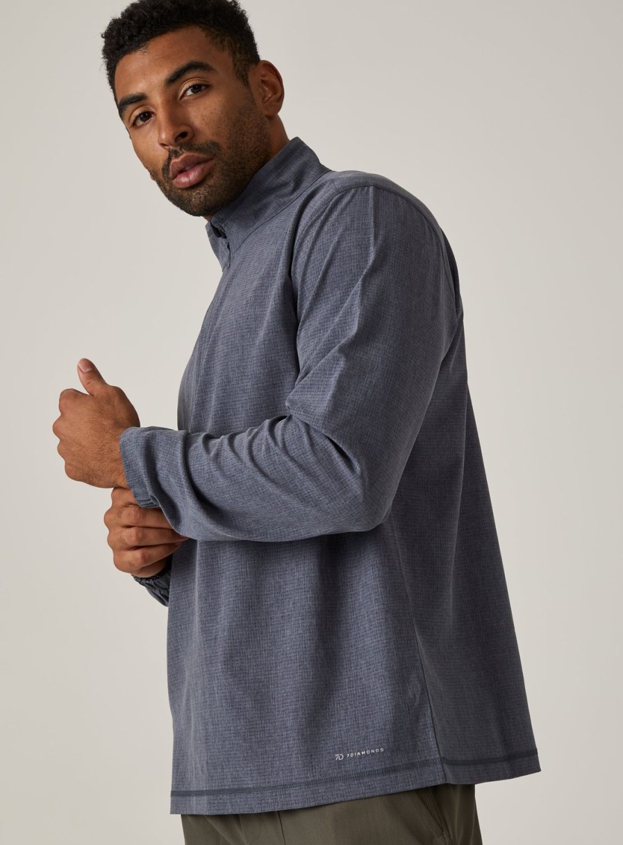 Men 7 Diamonds Pullovers | Oxygenate Quarter-Zip Pullover