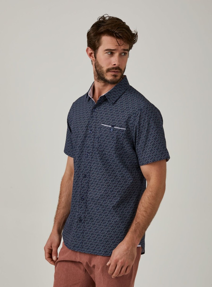 Men 7 Diamonds Short Sleeve | Cube Short Sleeve Shirt