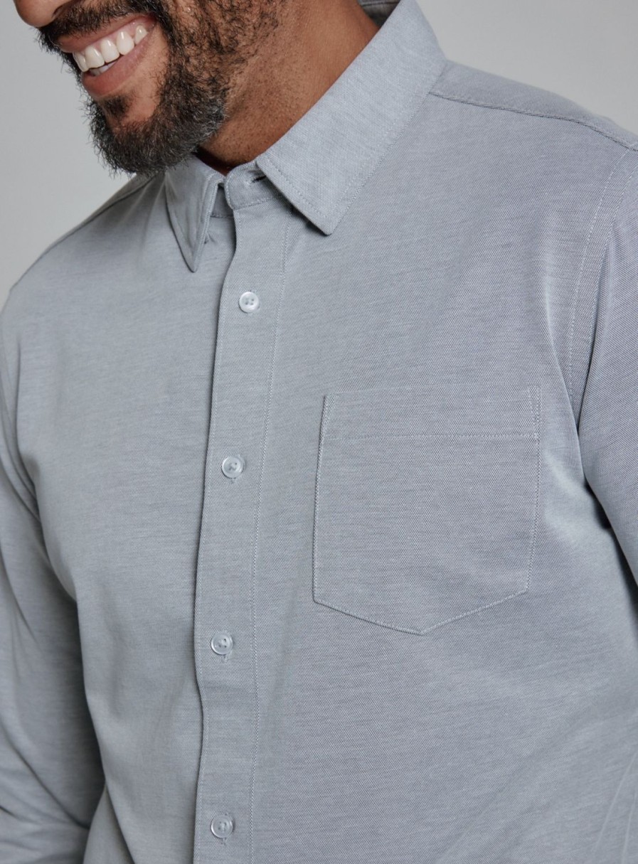 Men 7 Diamonds Long Sleeve | Oxford Long Sleeve Shirt