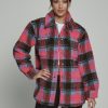 Women 7 Diamonds Jackets | Bailey Plaid Shacket