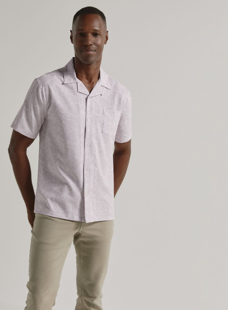 Men 7 Diamonds Short Sleeve | Ricco Camp Shirt