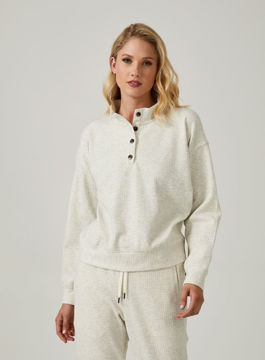 Women 7 Diamonds Pullovers | Restoration Button Pullover