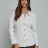 Women 7 Diamonds Jackets | Generation Fringe Shacket