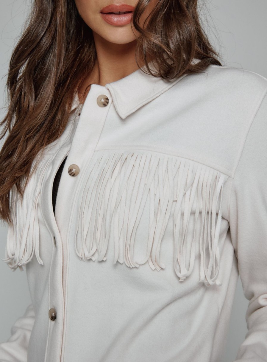 Women 7 Diamonds Jackets | Generation Fringe Shacket