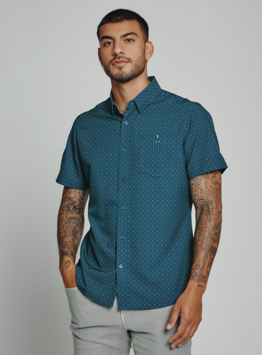 Men 7 Diamonds Short Sleeve | Prescott Short Sleeve Shirt