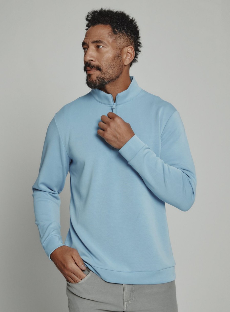 Men 7 Diamonds Pullovers | Rev Quarter-Zip