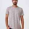 Men 7 Diamonds Tees & Henleys | Core Striped Crew Neck Tee