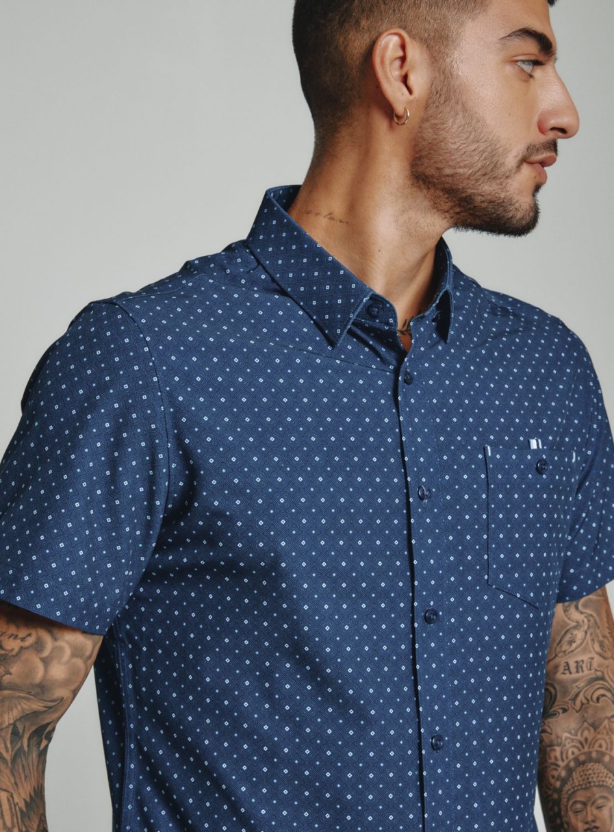 Men 7 Diamonds Short Sleeve | Prescott Short Sleeve Shirt