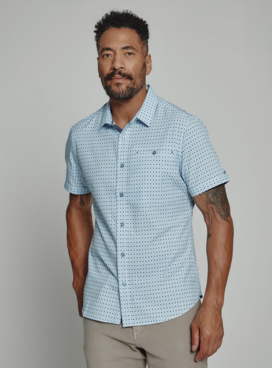 Men 7 Diamonds Short Sleeve | Medina Short Sleeve Shirt