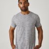 Men 7 Diamonds Tees & Henleys | Core Striped Crew Neck Tee