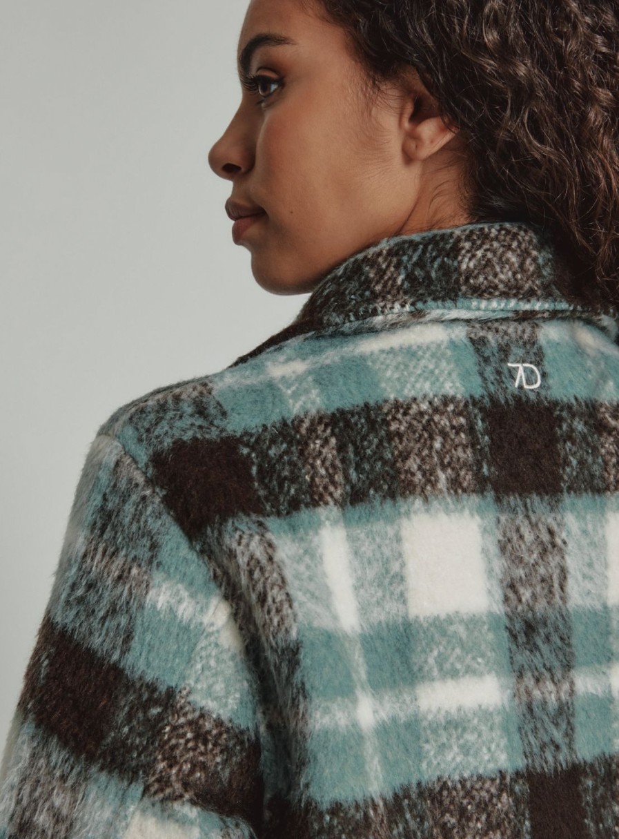 Women 7 Diamonds Jackets | Addie Plaid Shacket