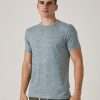 Men 7 Diamonds Tees & Henleys | Core Striped Crew Neck Tee