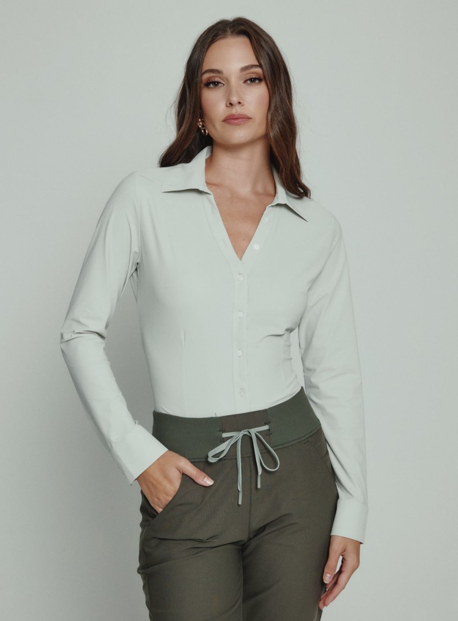 Women 7 Diamonds Long Sleeve | Luxe Blouse