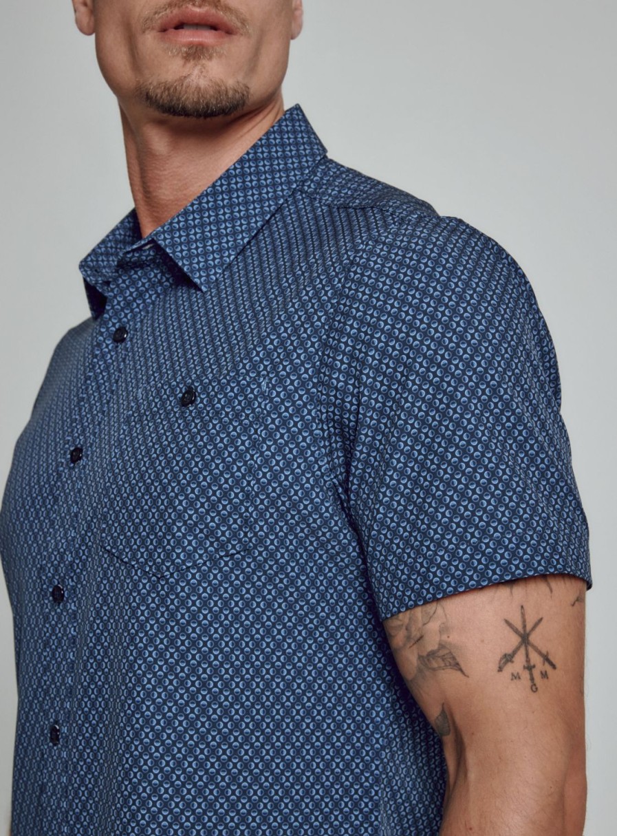 Men 7 Diamonds Short Sleeve | Alonzo Short Sleeve Shirt