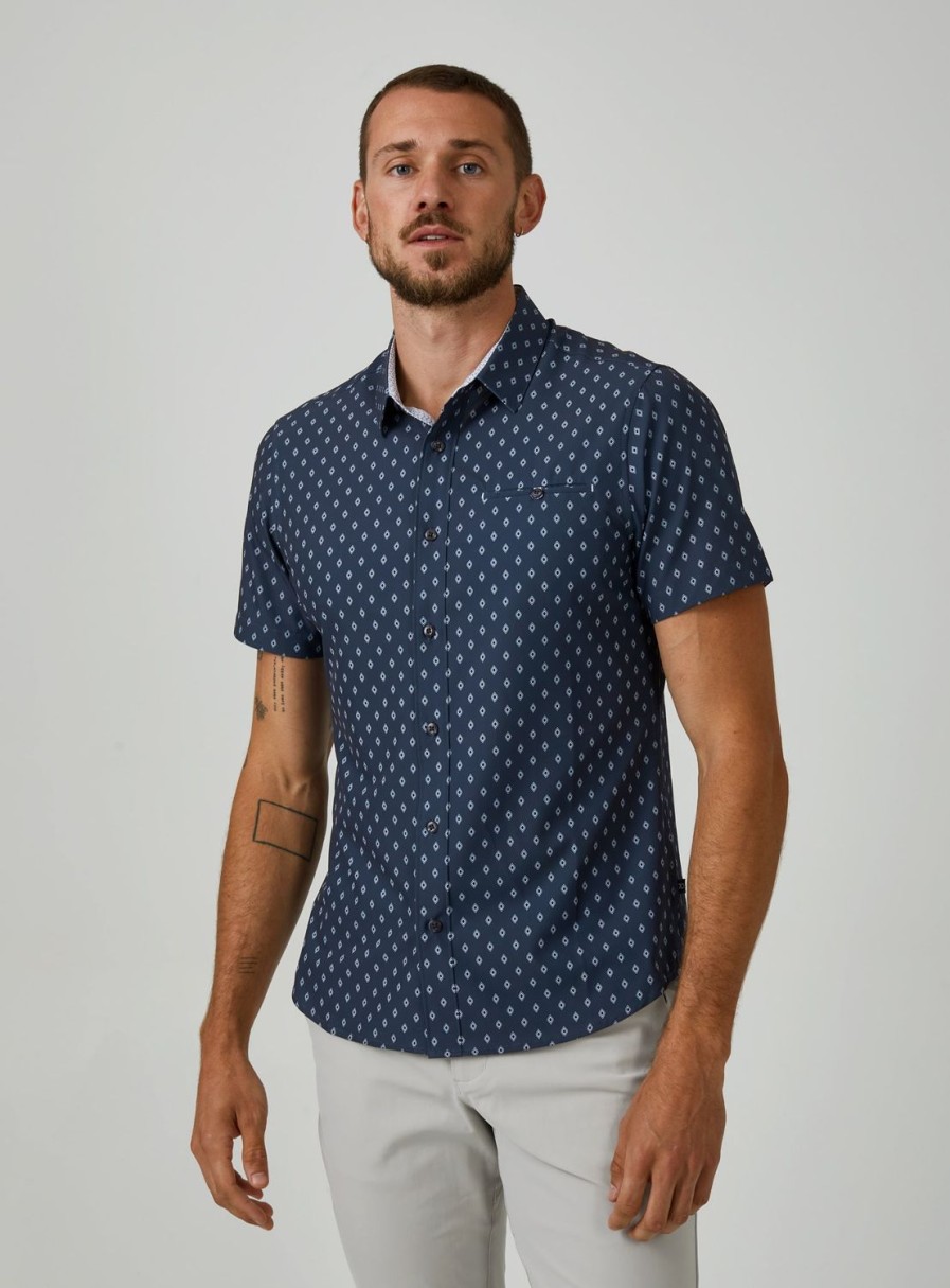 Men 7 Diamonds Short Sleeve | Odyssey Short Sleeve Shirt