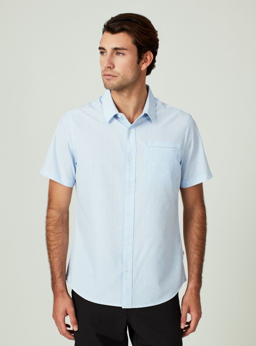 Men 7 Diamonds Short Sleeve | Praia Short Sleeve Shirt