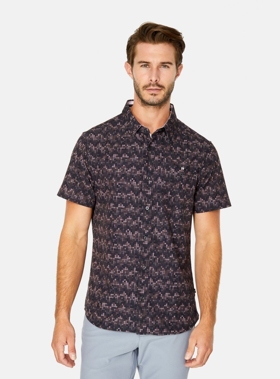 Men 7 Diamonds Short Sleeve | Framework Short Sleeve Shirt