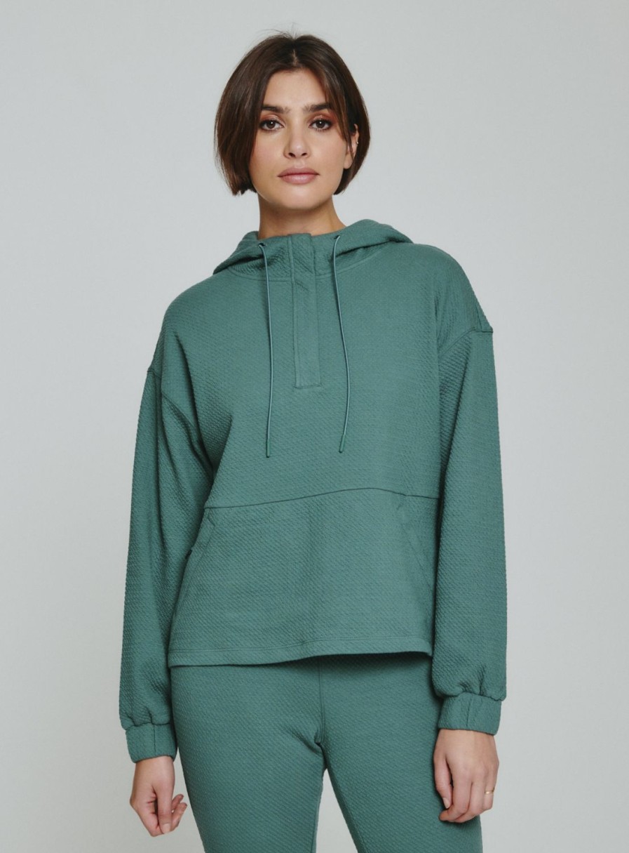 Women 7 Diamonds Hoodies | Restoration Half-Zip Hoodie