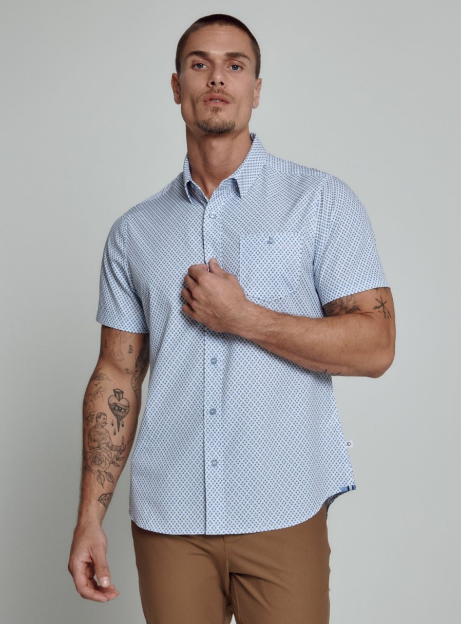 Men 7 Diamonds Short Sleeve | Alonzo Short Sleeve Shirt